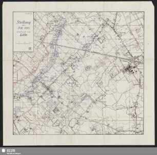 Stellung des I.R. 139 westlich von Lille