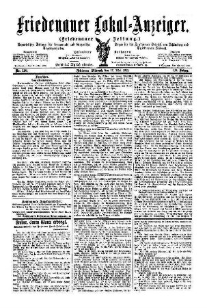 Nr. 116, 17.05.1911