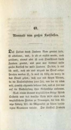 67. Abermals vom großen Kurfürsten