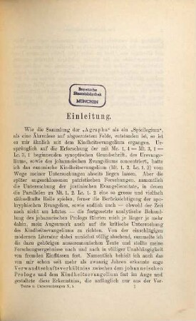 Außercanonische Paralleltexte zu den Evangelien, [4]. Das Kindheitsevangelium nach Lucas und Matthäus