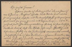 Brief an B. Schott's Söhne : 08.01.1914