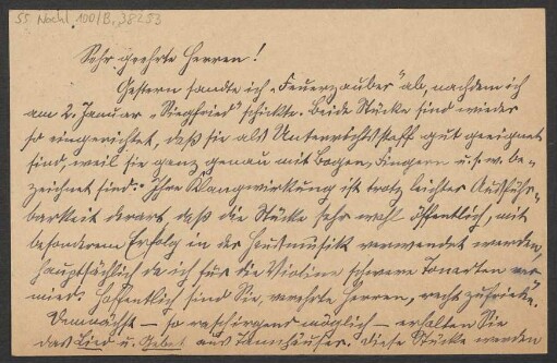 Brief an B. Schott's Söhne : 08.01.1914