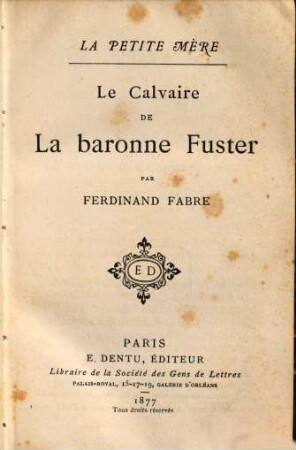 La petite mère, 2