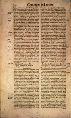R. P. Corn. Cornelii A Lapide E Societate Iesv S. Scriptvrae Olim Lovanii, ... Commentarii In IV. Evangelia : in duo Volumina diuisi ... Indicibvs Necessariis Instrvctvs, 2. Complectens Expositionem Literalem & Moralem in Ss. Lvcam, Et Ioannem