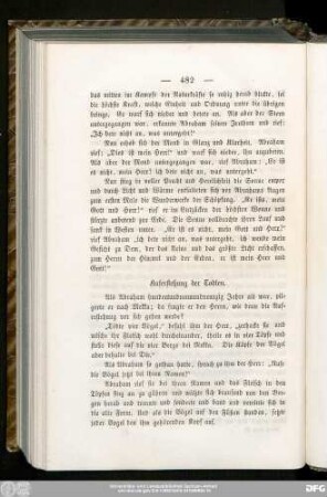 Auferstehung der Todten.