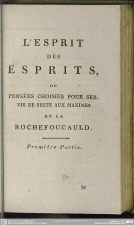 L'Esprit des Esprits