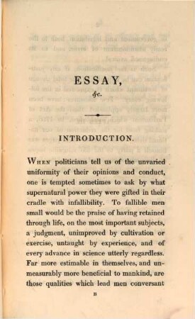 Essay on the supposed advantages of a Sinking Fund