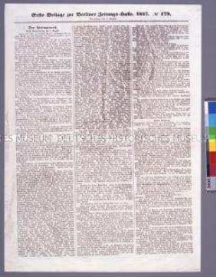 Zeitungsbeilage: Der Polenprozess. Berliner Zeitungs-Halle, Nr. 179, 1. Beilage; Berlin, 3. August 1847