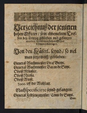 4v-5v, Verzeichnus der jenigen hohen Officier,...