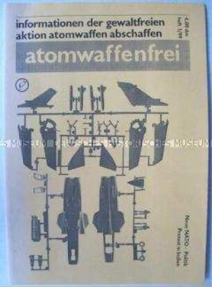 Erste Nummer der Quartalszeitschrift einer Initiative für atomare Abrüstung u.a. über die Strategiedebatte der NATO - Sachkonvolut