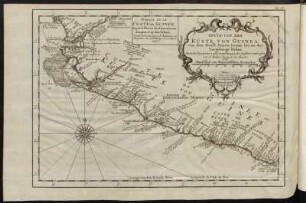 Partie de la Coste de Guinée Depuis la Riviere de Sierra Leona Jusqu`au Cap des Palmas. = Stück von der Küste von Guinea von dem Flusse Sierra Leona bis an das Vorgebirge Palma.