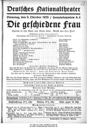 Die geschiedene Frau