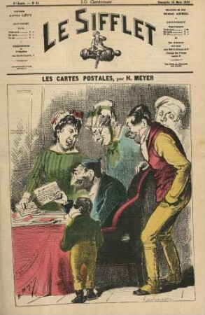 Les cartes postales, par H. Meyer