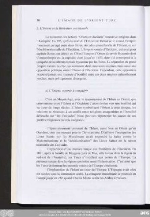 2. L՚Orient et la littérature occidentale