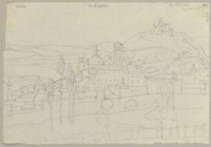 Assisi mit der Domkirche San Rufino Vescovo und der Festung
