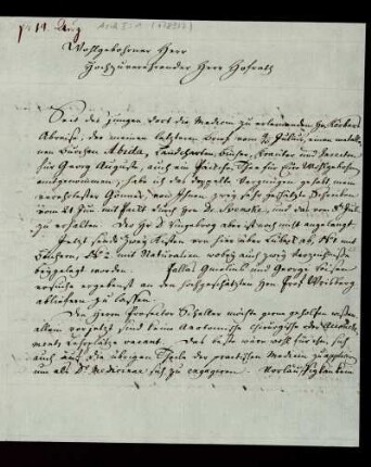 [Brief des Barons von Asch an Heyne vom 31.07./11.08.1783]