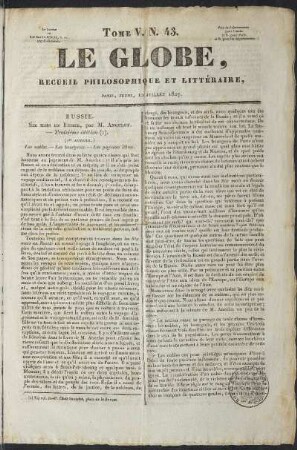 1827, 43: Heft