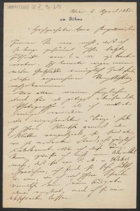 Brief an Friedrich Wilhelm Jähns : 02.04.1865