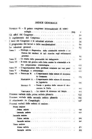 621-622, Indice generale