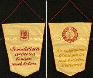 Wimpel des Freien Deutschen Gewerkschaftsbundes