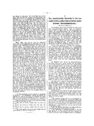 Der naturkundliche Unterricht in den von unsern beiden großen Lehrervereinen unterhaltenen Unterrichtsanstalten