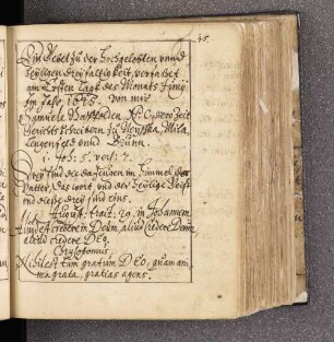 Gebete des S. Rappold zur H. Dreifaltigkeit von 1645.