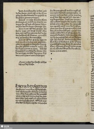 Hienach volget das funffte teyl vnnd das lest diß buchs. vnd ist ein register behende zu finden von allen krancgheyten der menschen vszwendig vnd ynwendig des ganzen lybes.