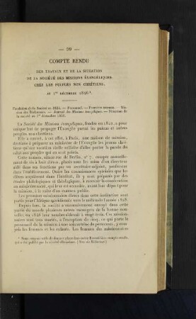 Compte rendu