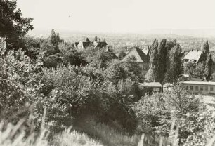 Dresden-Plauen. Blick vom Plauenschen Ring nach Nordwesten