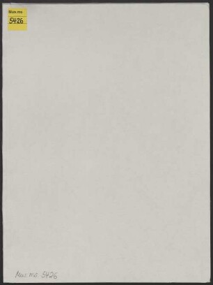 Fugues, org, G-Dur - BSB Mus.ms. 5426 : [title page:] Fuga. in G // di // J. Krieger. // Thema [Incipit] // [at bottom right:] HNGerber // a[nn]o 1716. ; [heading:] Fuga