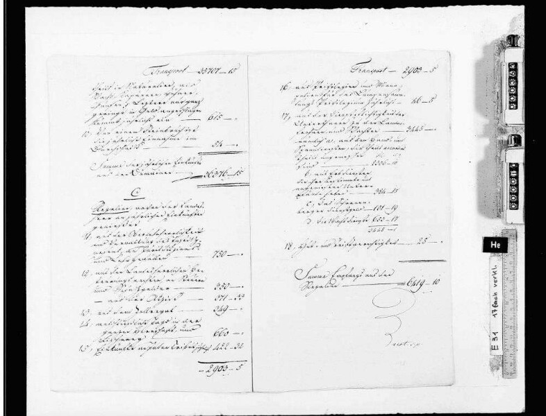Entschädigung des Reichsgrafen Quadt von Wykradt, des Grafen von Schaesberg und des Grafen Sickingen