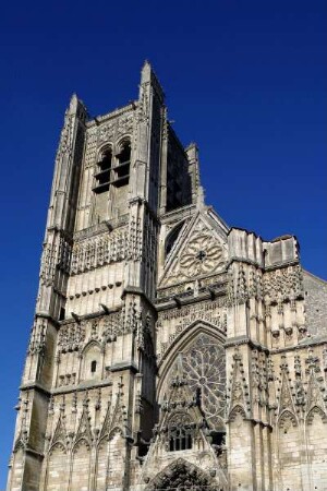 Frankreich. Bourgogne. Yonne. Auxerre. Kathedrale Saint Etienne