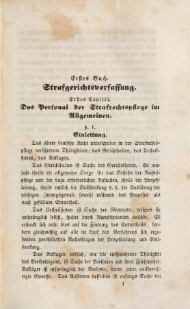 Systematische Darstellung des deutschen Strafverfahrens auf Grundlage der neueren Strafprozeßordnung seit 1848