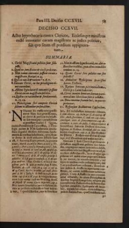 Decisio CCXVII.