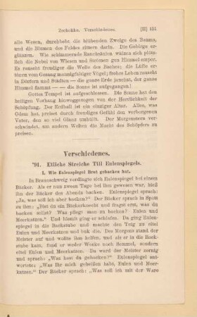 Verschiedenes