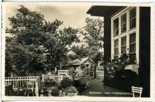 Karlsbad. Café Hirschensprung