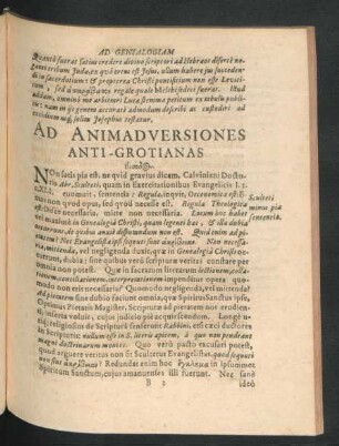 Ad Animadversiones Anti-Grotianas