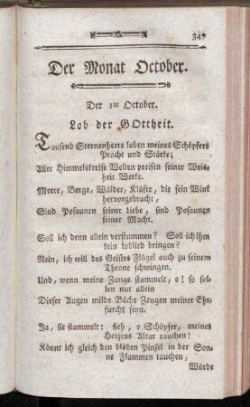 Der Monat October.