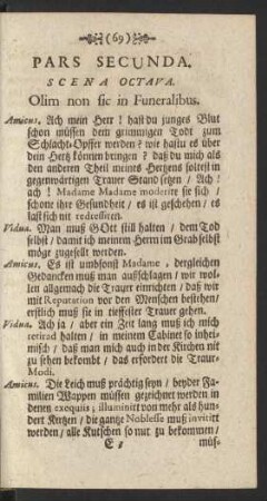 Pars Secunda. Scena Octava.