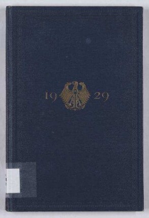 Rangliste der Deutschen Reichsmarine - Nach dem Stande vom 15.November 1929.