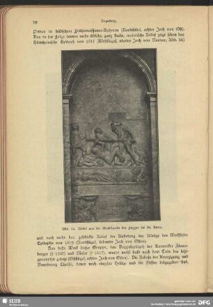 Relief aus der Grabkapelle der Fugger bei St. Anna