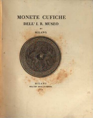 Monete Cufiche dell'Museo di Milano