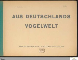 Aus Deutschlands Vogelwelt