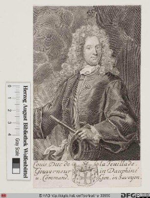Bildnis Louis II vicomte d' Aubusson, duc de La Feuillade