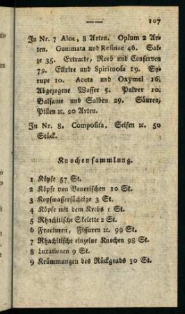 107-108, Knochensammlung