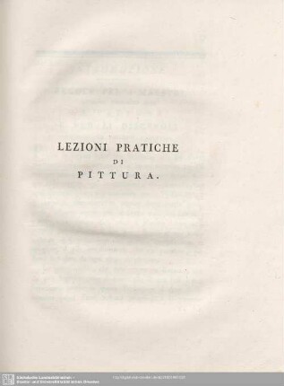 Lezioni Pratiche Di Pittura.