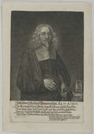Bildnis des Johann Philipp Baumeister
