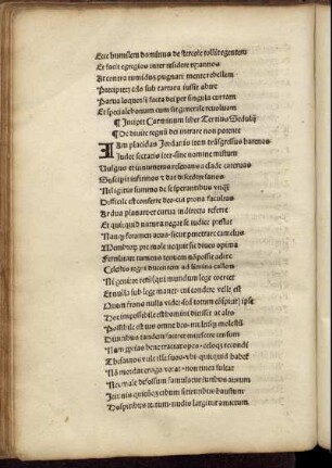Incipit Carminum liber Tertius Sedulij