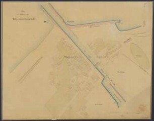 Plan des Hafens zu Rügenwalde