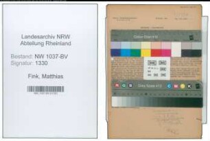 Entnazifizierung Matthias Fink , geb. 07.09.1891 (Betriebsfuehrer)